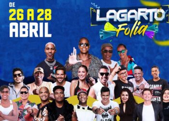 Uma das maiores micaretas de Sergipe, Lagarto Folia será realizado de 26 a 28 de abril; confira a programação completa