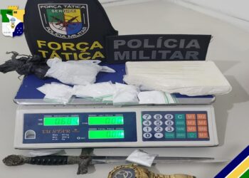 PM prende suspeito por tráfico ilícito de drogas no Bairro Santa Maria