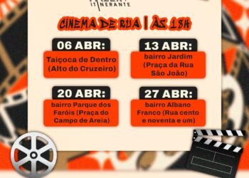 Socorro: II Mostra ‘Fazer Filmes itinerante’ acontecerá aos sábados do mês de abril