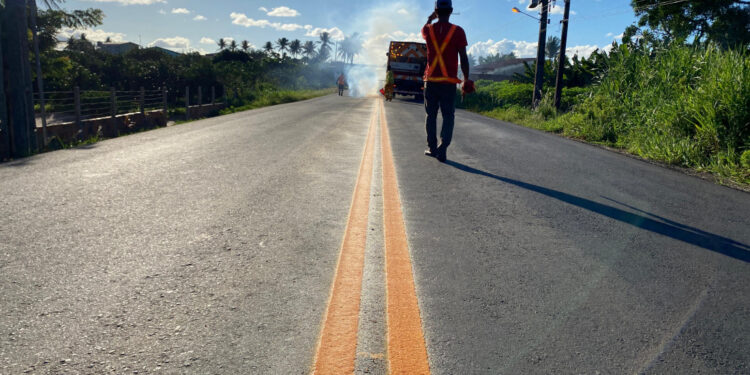 Rodovia reestruturada pelo Estado entre Cristinápolis e Tomar do Geru recebe sinalização