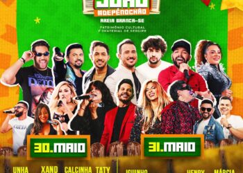 Festejos Juninos de Areia Branca começam na próxima quinta-feira, dia 30