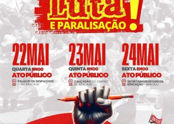 Professoras e professores da Rede Estadual de Ensino paralisam suas atividades por 3 dias, a partir desta quarta-feira
