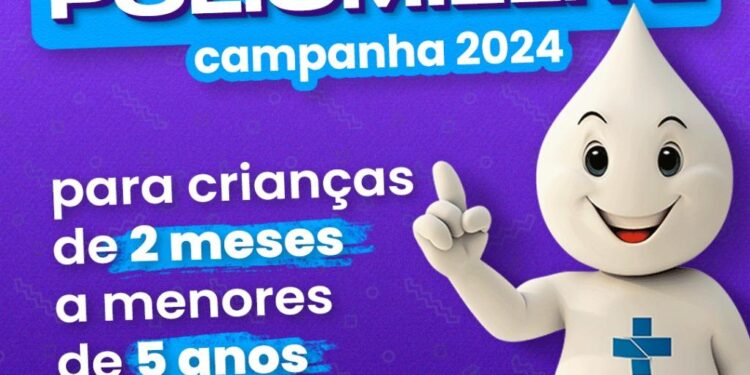 Aracaju inicia vacinação contra poliomielite para crianças menores de 5 anos na segunda, 27