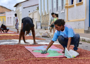 São Cristóvão se prepara para tradicional confecção dos Tapetes de Corpus Christi
