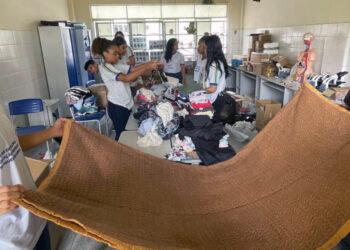 Seduc e três escolas da rede estadual iniciam arrecadação para o Rio Grande do Sul