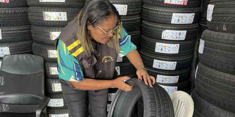 ITPS de Sergipe explica funcionamento da etiqueta Ence em pneus