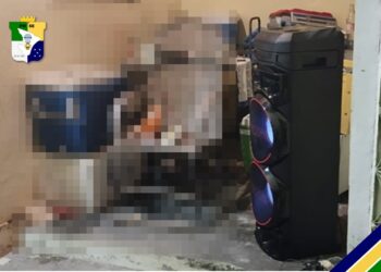 PM apreende equipamento de som após denúncia de perturbação de sossego alheio no Santa Maria