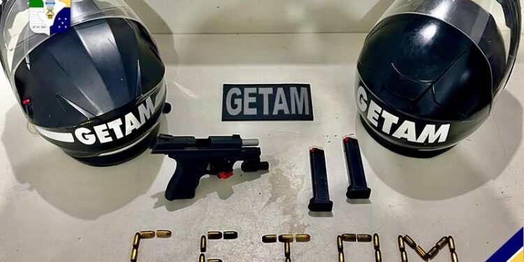 Polícia Militar prende homem por posse ilegal de arma de fogo no Bairro Coqueiral