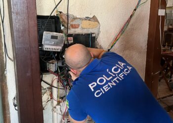 Ação integrada combate o furto de energia na Orla