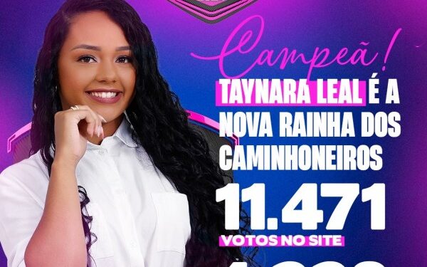 Itabaiana: Thaynara Leal é eleita Rainha dos Caminhoneiros 2024
