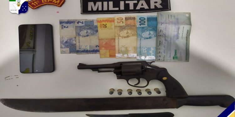 PM prende homem por posse irregular de arma de fogo em Cristinápolis