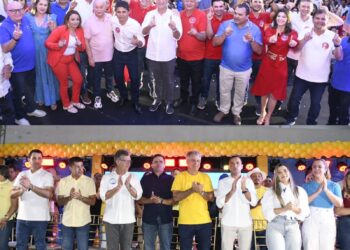 Senador Laércio Oliveira acompanha as convenções em Moita Bonita e em Nossa Senhora da Glória
