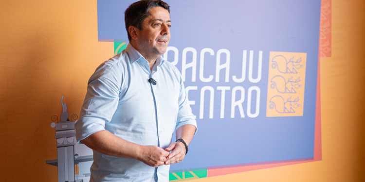 Fabiano Oliveira representa a Câmara Municipal no evento ‘Aracaju no Centro’