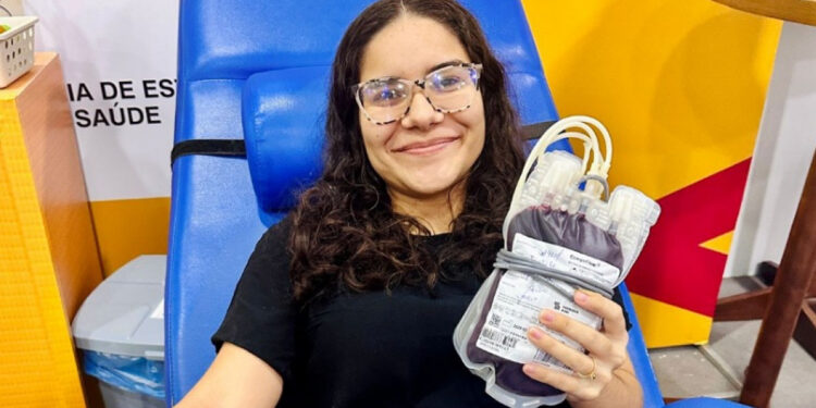 Ações de coleta de sangue em shoppings da capital registram mais de 350 doações