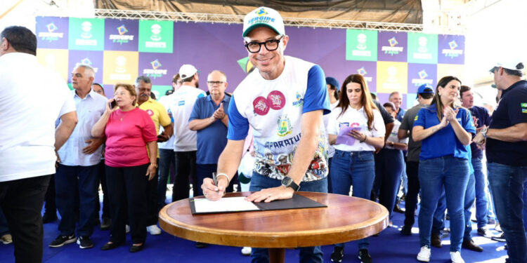 Fábio Mitidieri autoriza reforma do Ginásio Desportista Reinaldo Moura no ‘Sergipe é aqui’ em Japaratuba 