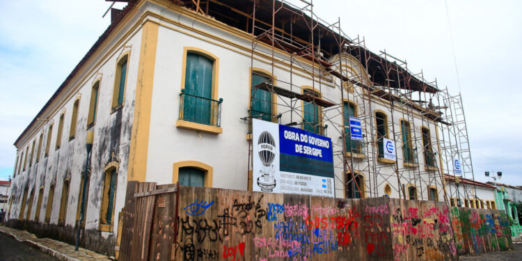 Governo avança na obra de restauração do Museu Histórico de Sergipe
