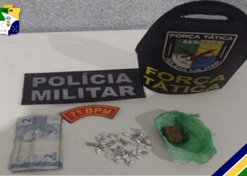 Polícia Militar prende suspeitos por tráfico de drogas ilícitas em Lagarto