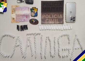 Polícia Militar apreende drogas e prende homem por tráfico em Nossa Senhora da Glória