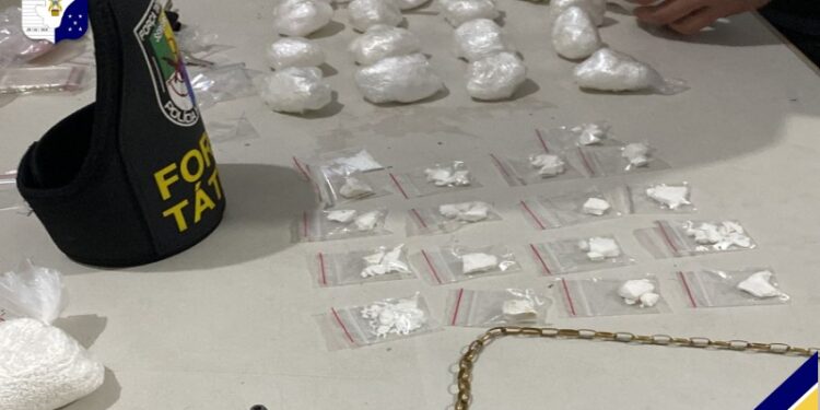 PM prende homem suspeito por tráfico de drogas ilícitas em Nossa Senhora do Socorro