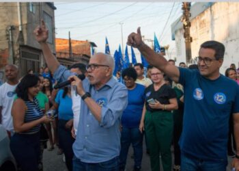 Luiz Roberto e Fabiano realizam caminhada no Porto Dantas e carreata no Industrial