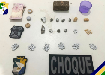 PM prende suspeito de tráfico ilícito de drogas em Aracaju