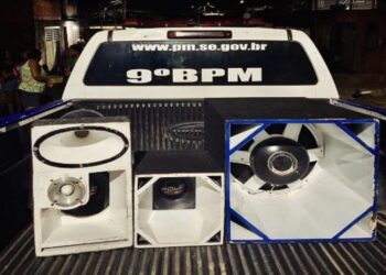 Polícia Militar apreende aparelho sonoro após perturbação do sossego em Carmópolis