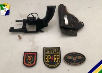 PM prende homem armado em frente a escola no Loteamento Pai André