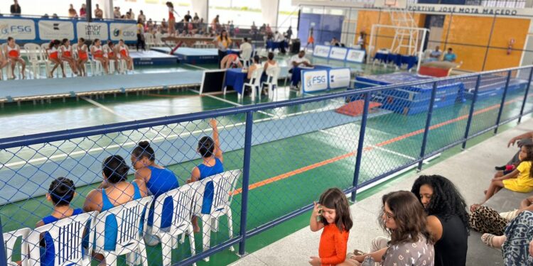 Nova quadra poliesportiva da Barra recebe Campeonato Sergipano de Ginástica