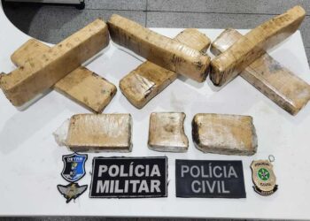 Ação conjunta prende homem transportando cerca de 10kg de maconha em veículo na cidade de Itabaiana
