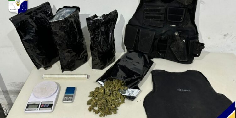 PMSE apreende 1,6 kg de maconha no Bugio