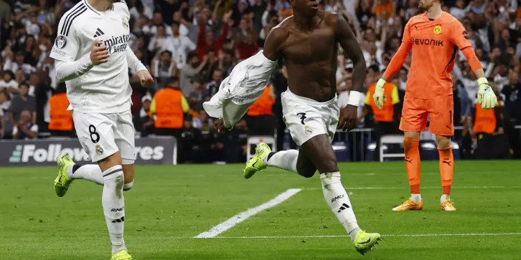 Liga dos Campeões: Vini Jr. dá show e ajuda Real a derrotar o Borussia