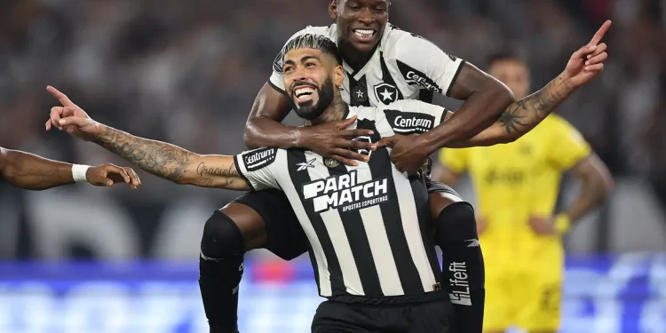 Botafogo goleia Peñarol por 5 a 0 e coloca pé na final da Libertadores