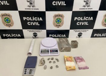 Polícia Civil prende homem em flagrante por tráfico de drogas em Carmópolis