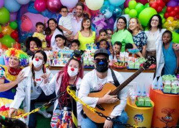 Pacientes da oncologia do Huse ganham festa especial em alusão do Dia das Crianças