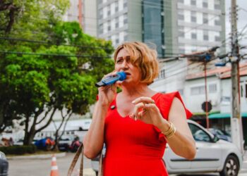 Linda Brasil participa de atos pelo fim da violência policial em Sergipe