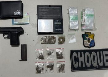 PM prende homem por posse ilegal de arma de fogo no Bairro Rosa Elze