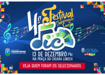 Secretaria de Cultura divulga canções selecionadas para o 4º Festival Itabaianense da Canção