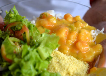 Programa Filé de Camarão na Merenda Escolar diversifica cardápio alimentar nas escolas estaduais