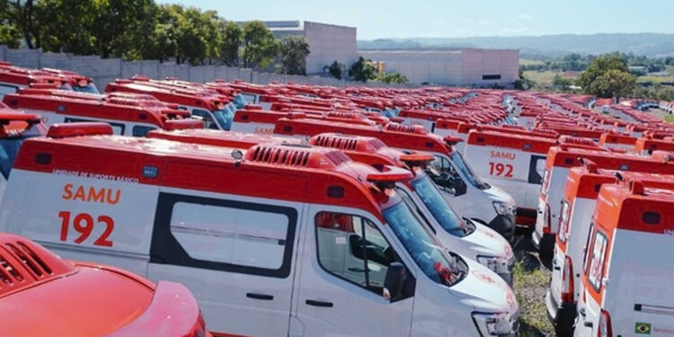 Samu 192 Sergipe recebe 19 novas ambulâncias para fortalecer frota