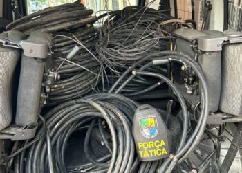 Polícia Militar prende suspeitos por furto de fiação telefônica em Propriá