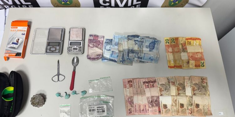 Polícia civil prende em flagrante indivíduo por tráfico de entorpecentes