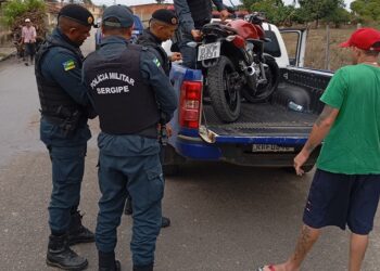 Polícia Militar recupera motocicleta com restrição de roubo/furto em Nossa Senhora das Dores