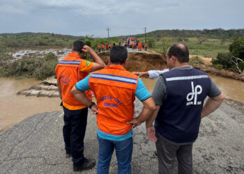 Defesa Civil atua em áreas críticas de municípios mais afetados pelas chuvas