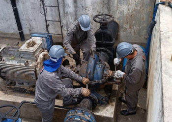 Deso instala grade de proteção na estação elevatória de água em Propriá