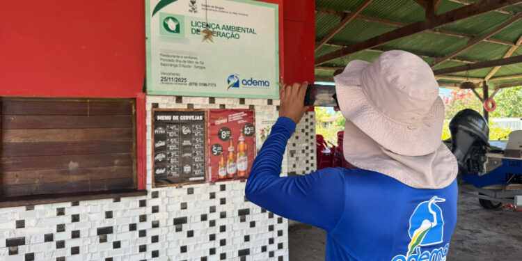 Adema fiscaliza viveiros e empreendimentos na Ilha Mem de Sá