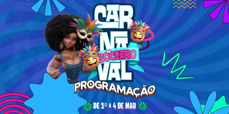 Confira a programação do Carnaval em Socorro 2025