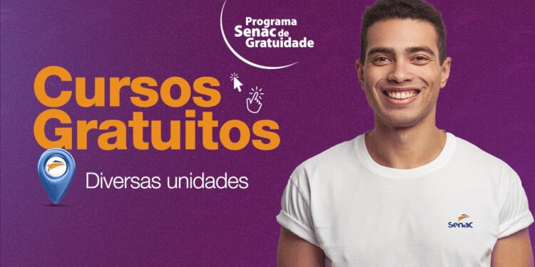 Senac está com vagas abertas para cursos gratuitos