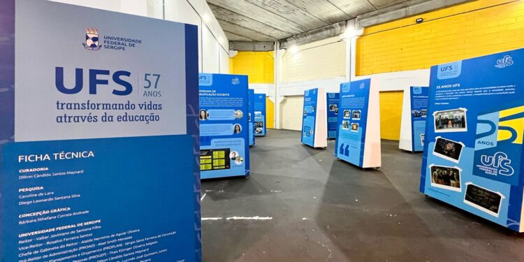 Exposição apresenta para a sociedade algumas conquistas da UFS nos últimos 4 anos