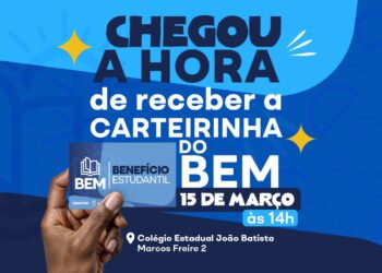 Benefício Estudantil Municipal (BEM): carteirinhas serão entregues neste sábado
