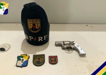 PM apreende arma de fogo em Laranjeiras